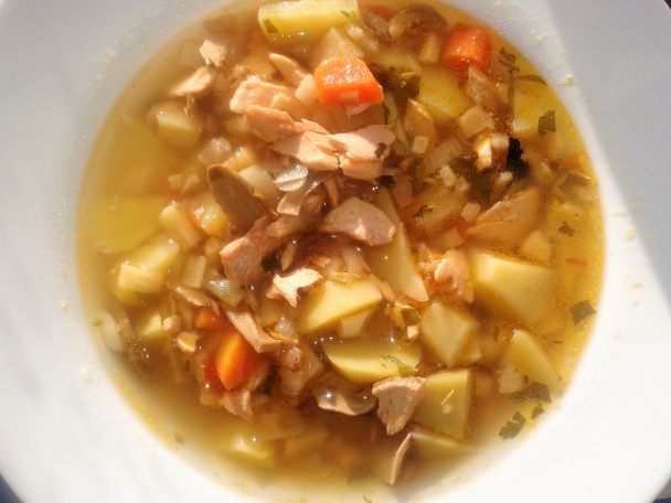 Polievka zo pstruha dúhového  - obrázok 3