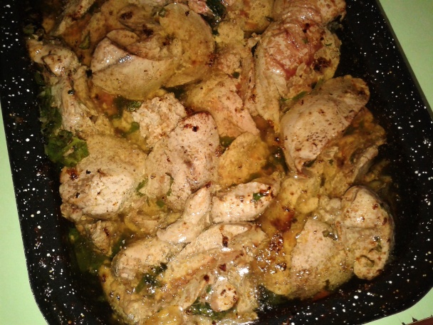 Králičia pečienka v ochutenej bravčovej masti (fotorecept) - obrázok 6