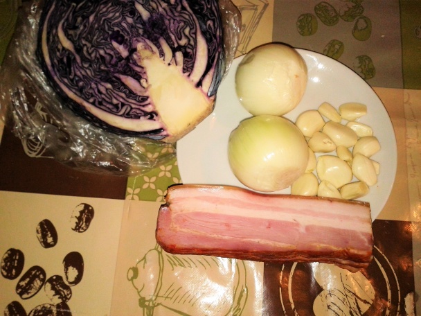 Rolka z bravčového boku plnená červenou kapustou (fotorecept) - obrázok 1