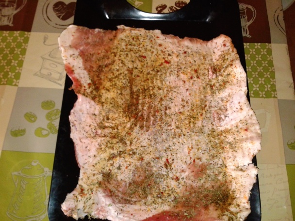 Rolka z bravčového boku plnená červenou kapustou (fotorecept) - obrázok 4