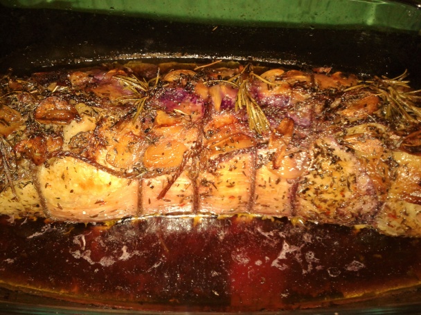 Rolka z bravčového boku plnená červenou kapustou (fotorecept) - obrázok 9