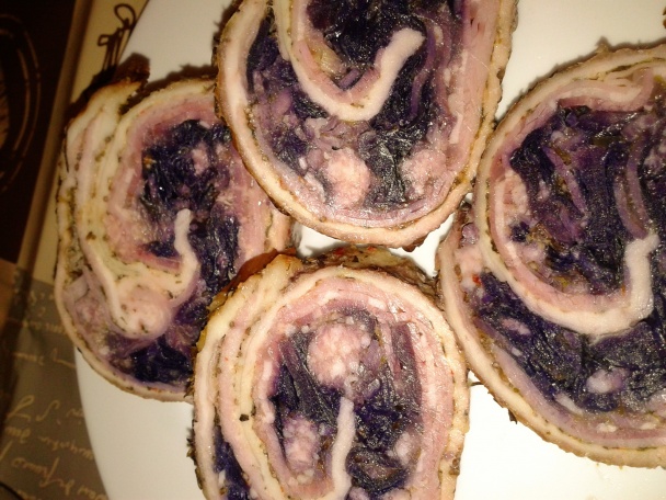 Rolka z bravčového boku plnená červenou kapustou (fotorecept) - obrázok 10