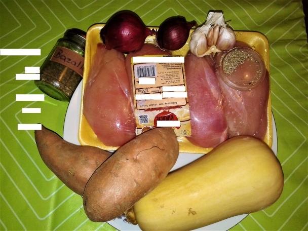 Kuracie fašírky s maslovou tekvicou a batátmi (fotorecept) - obrázok 1