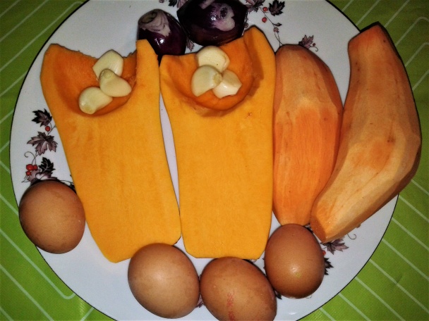 Kuracie fašírky s maslovou tekvicou a batátmi (fotorecept) - obrázok 2