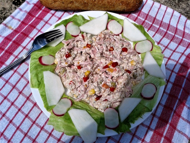 Pikantný šalát z jačmenných krúpov a pohánky (fotorecept) - obrázok 5