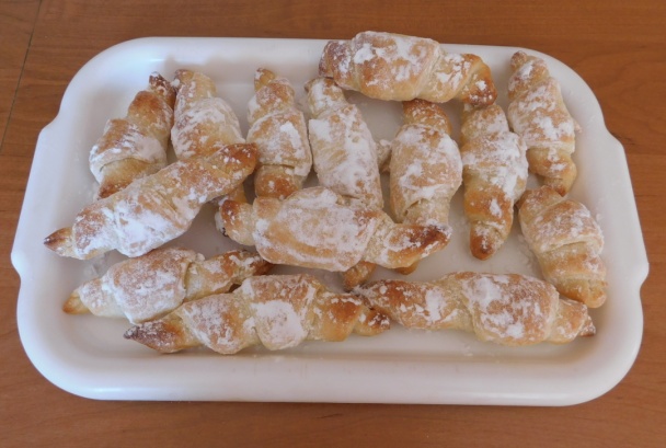 Croissanty z lístkového cesta - obrázok 1