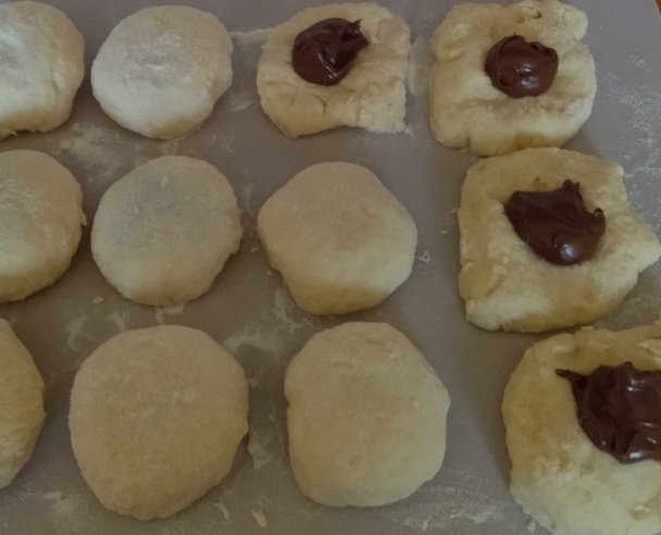 Buchty na pare plnené Nutellou (fotorecept) - obrázok 2