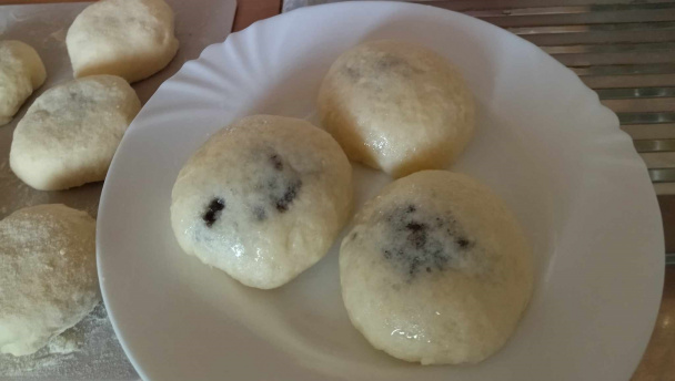 Buchty na pare plnené Nutellou (fotorecept) - obrázok 5