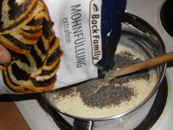 Makovo-tvarohový koláčik s ovocnou nôtou (fotorecept) - obrázok 3