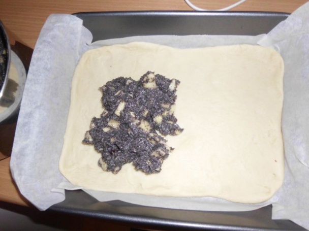 Makovo-tvarohový koláčik s ovocnou nôtou (fotorecept) - obrázok 5