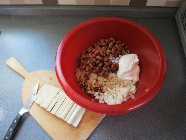 Ryžový šalát s tofu (fotorecept) - obrázok 2