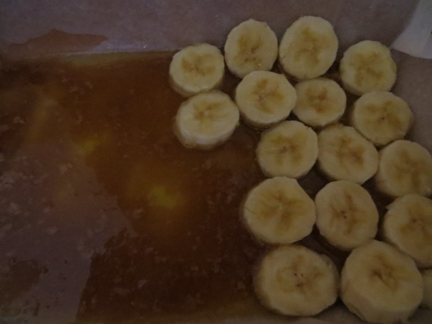 Obrátený banánovo-čokoládový chlebík (fotorecept) - obrázok 3