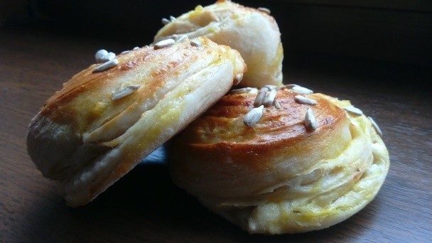 Zemiakový kysnutý slimák s balkánskym syrom (fotorecept) - obrázok 5