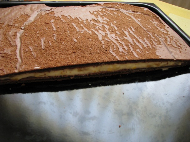 Čokoládovo broskyňový bezlepkový zákusok (fotorecept) - obrázok 12