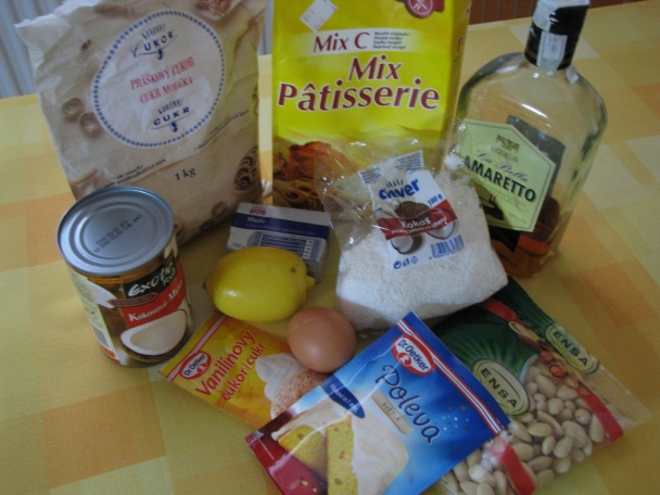 Kokosové hviezdičky s mandľovou plnkou - bezlepkové (fotorecept) - obrázok 1