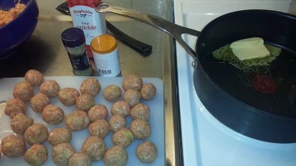 Pravé švédske Köttbullar - mäsové guľky (fotorecept) - obrázok 1