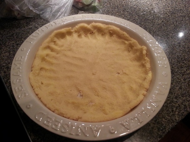 Jednoduchý rebarborový paj - obrázok 1