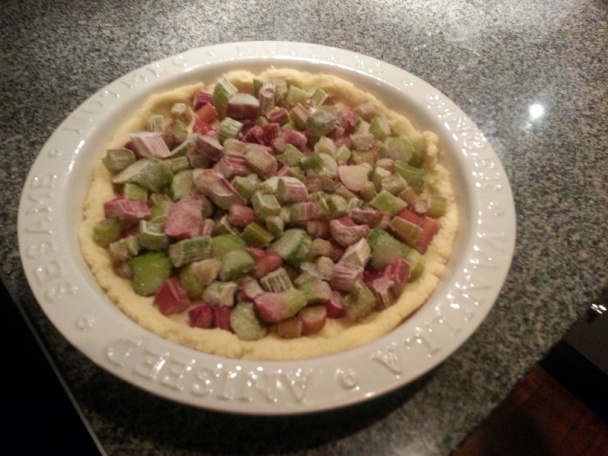 Jednoduchý rebarborový paj - obrázok 2