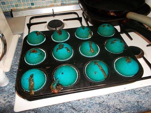 Muffinová torta pre synčeka najlepšej kamarátky na jeho prvé narodeniny  - obrázok 1