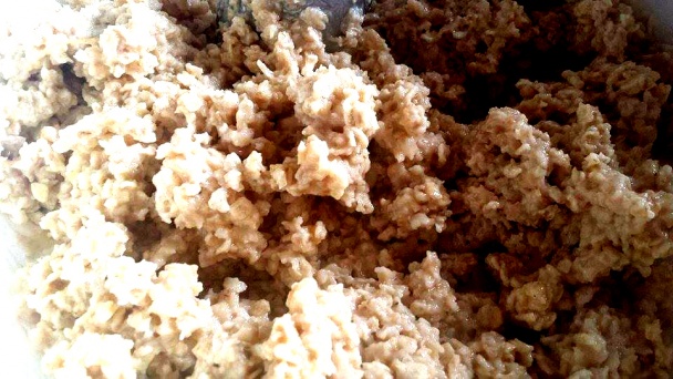 Cesnakové placky z ovsených vločiek - obrázok 1