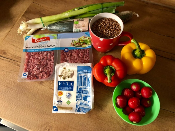 Greča - pohánkový šalát (fotorecept) - obrázok 1