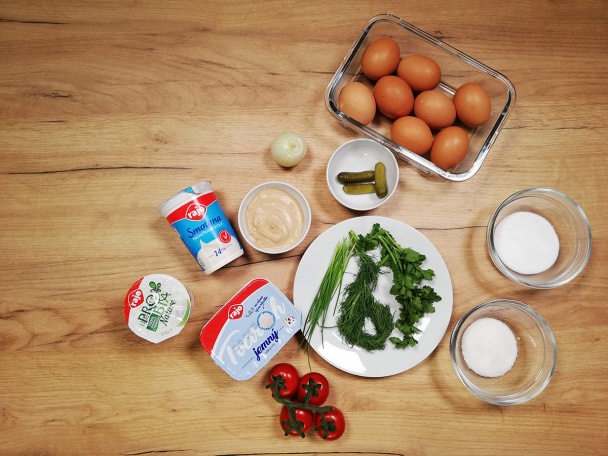 Vajíčka s bylinkovou omáčkou (videorecept) - obrázok 1