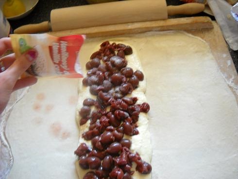 Tvarohovo-višňový závin (fotorecept) - obrázok 4