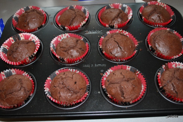 Čokoládové cupcakes (fotorecept) - obrázok 7