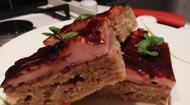 Vegánsky jablkovo-pudingový koláčik (fotorecept) - obrázok 5