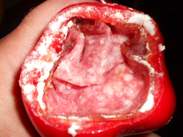 Plnené papriky so syrom a salámou (fotorecept) - obrázok 5