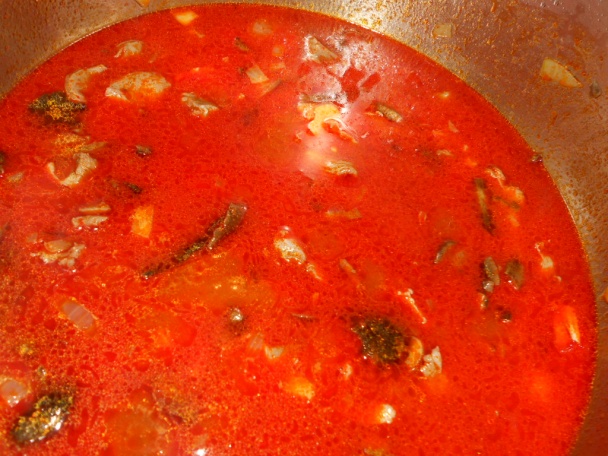 Guláš z kuracích žalúdkov a húb václaviek (fotorecept) - obrázok 3