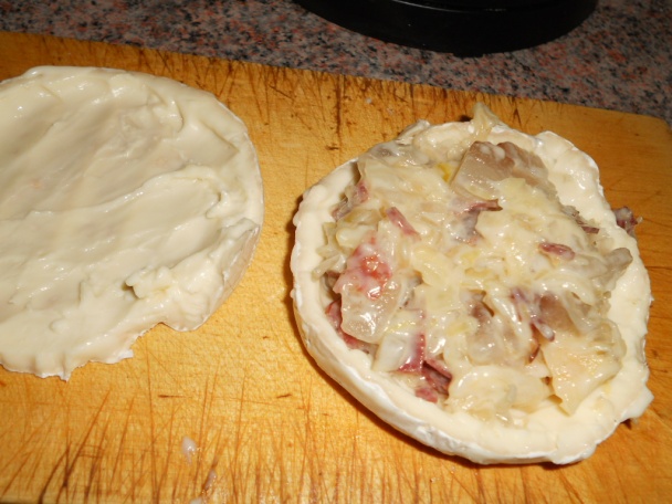 Hermelín plnený kapustou v zemiakovom cestíčku (fotorecept) - obrázok 1