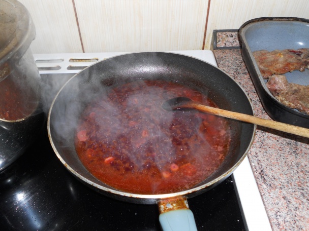 Krkovička na červenom víne - obrázok 2