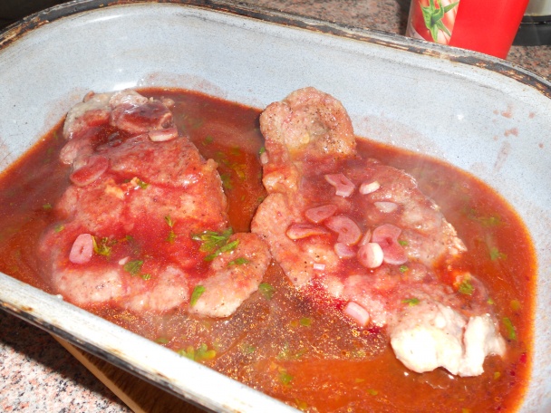 Krkovička na červenom víne - obrázok 3