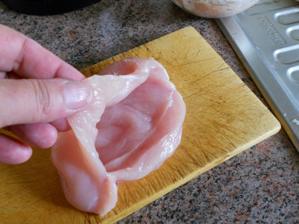 Kuracie prsia s tvarúžkami, paštétou a cesnakom (fotorecept) - obrázok 2