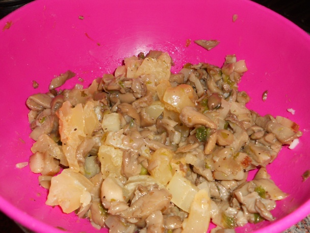 Hlivovo-tvarůžkové topinky - obrázok 1