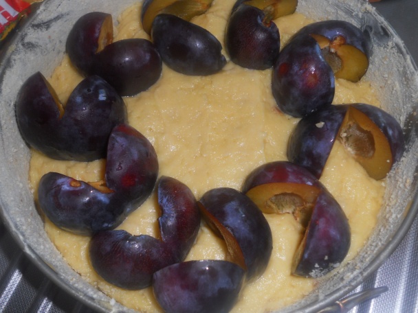 Slivkovo-mandľový koláč (fotorecept) - obrázok 7