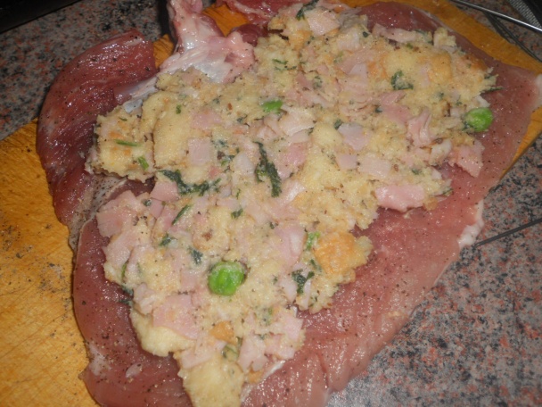 Bravčové roládky s rožkovou plnkou - obrázok 2