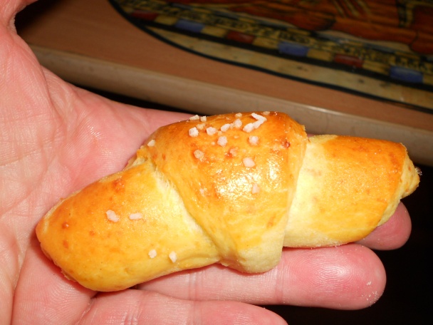 Rožteky so syrom a cesnakom (fotorecept) - obrázok 5