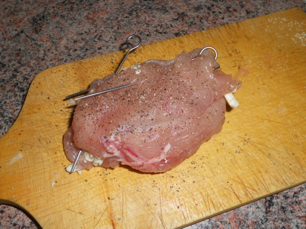 Kuracie kapsy s Nivou a loveckou salámou (fotorecept) - obrázok 2