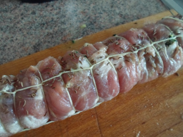 Špenátová roláda z bravčového stehna (fotorecept) - obrázok 3