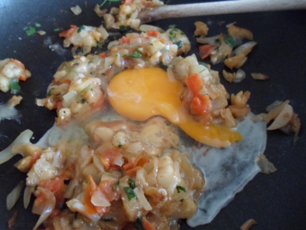 Lilek s tvarůžky a rajčaty (fotorecept) - obrázok 3