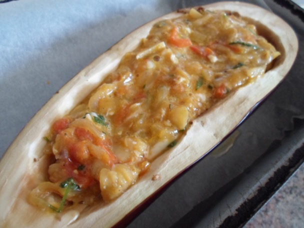 Lilek s tvarůžky a rajčaty (fotorecept) - obrázok 4