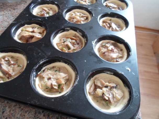 Muffiny s houbami - obrázok 2