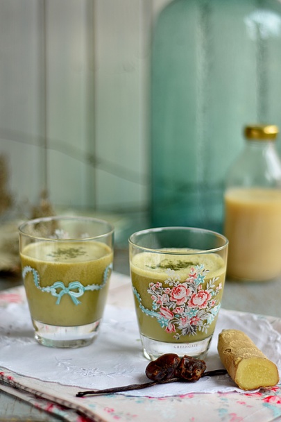 Matcha latte (vegan) - obrázok 1
