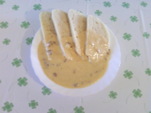 Kuracie srdiečka so smotanovo-chrenovou omáčkou s knedľou (fotorecept) - obrázok 5