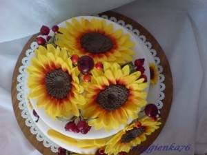 Slnečnicová poschodová torta (fotorecept) - obrázok 21