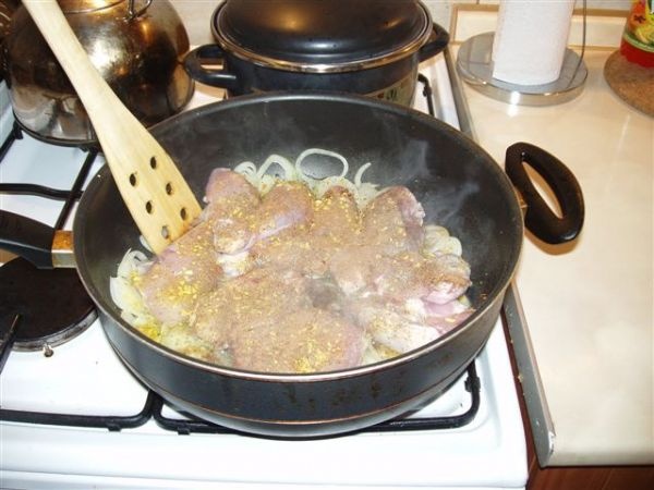 Kura po jordánsky na panvici (fotorecept) - obrázok 4