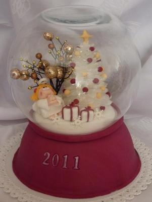 Vianočné anjeliky na tortu Snežítko (fotorecept) - obrázok 9