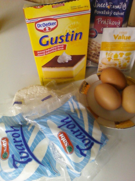 Strúhaný tvarohový koláč (fotorecept) - obrázok 3